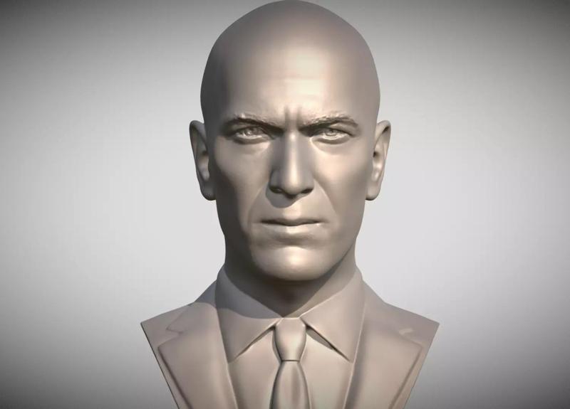 Zinedine Zidane bust