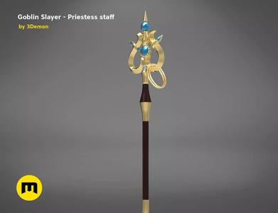 Priestess Staff Goblin Slayer anime