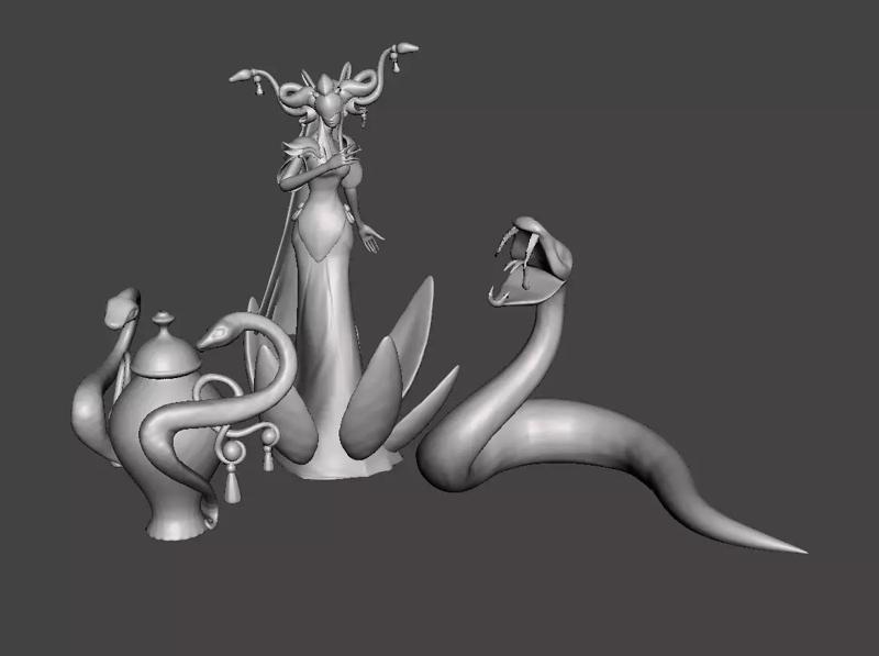 Porcelain Lissandra 3D Model