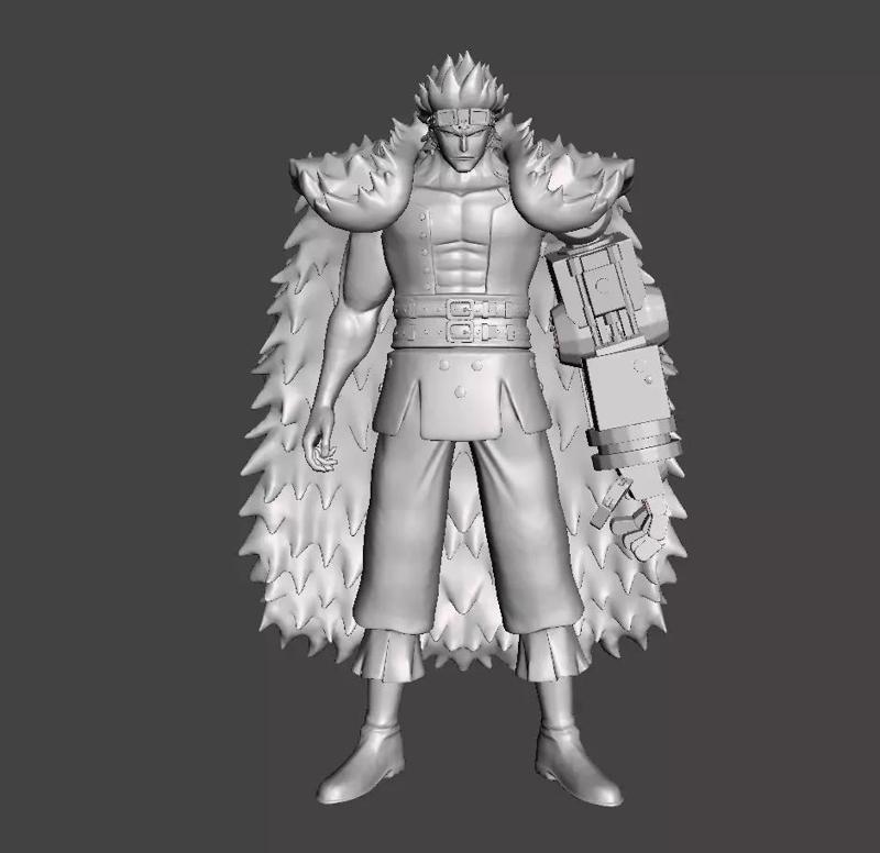 Eustass Captain Kid after timeskip 3D Model