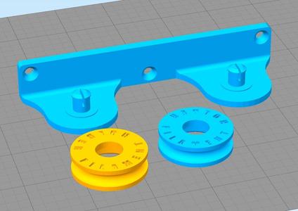 Filament holder - screw less