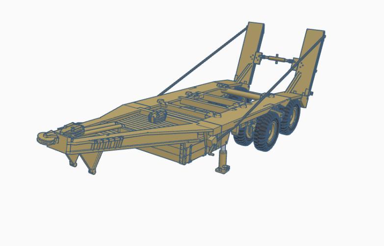 TRCU 30 tank recovery trailer