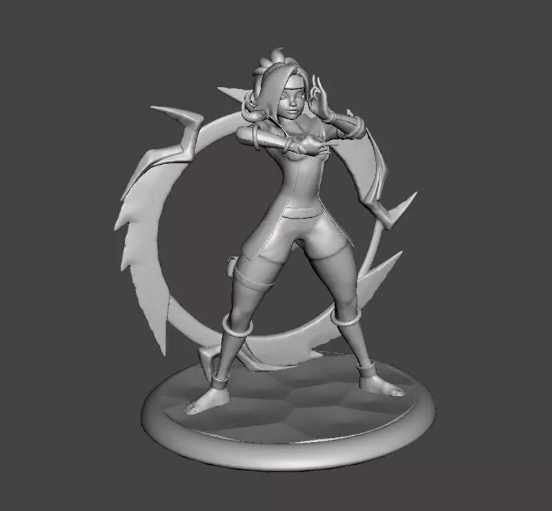 Shockblade Qiyana 3D Model