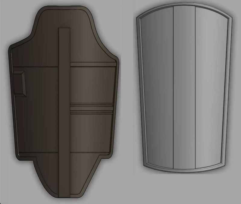 Mandalorian Armor Leg Plates