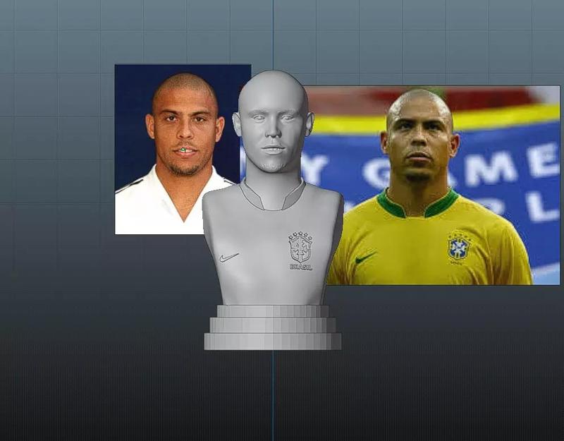 Ronaldo Luis Nazario de Lima Brazil  - Bust