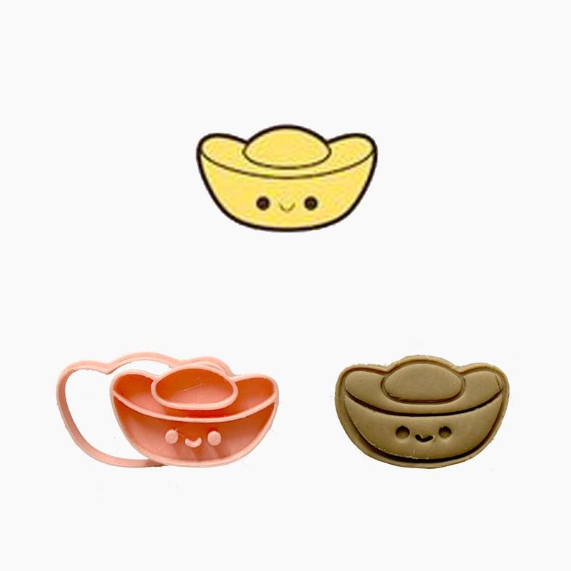 CNY - GOLD COOKIE CUTTER STAMP