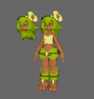 AMALIA FROM WAKFU - ARTICULATED FIGURE