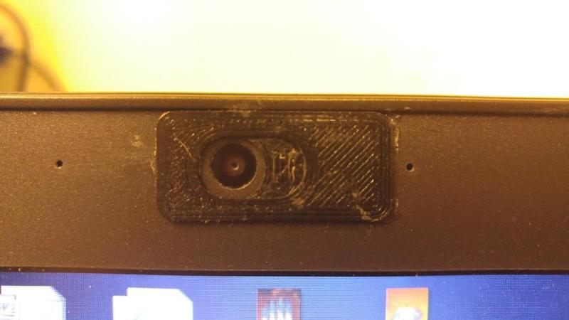 Laptop internal camera cover for the paranoid