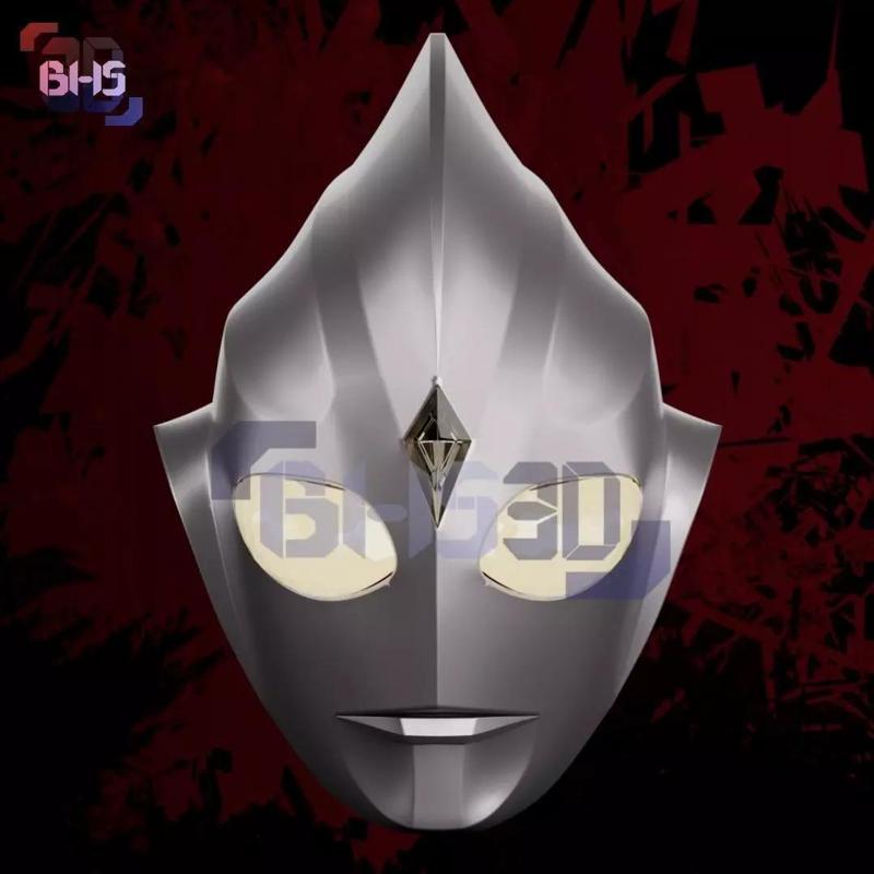 Ultraman TIGA Helmet 3D