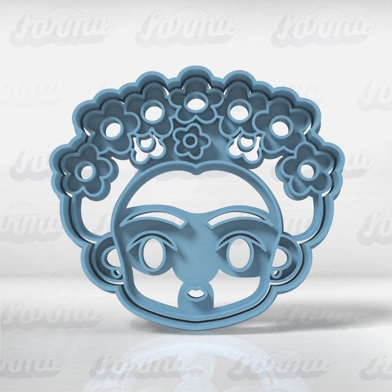 Frida Khalo Cookie Cutter / Cortante de galletita