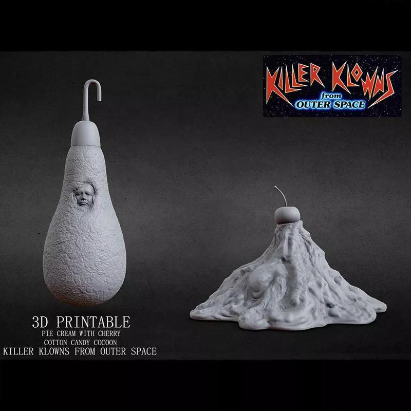 3D PRINTABLE KILLER KLOWNS COTTON CANDY AND CREAM PACK