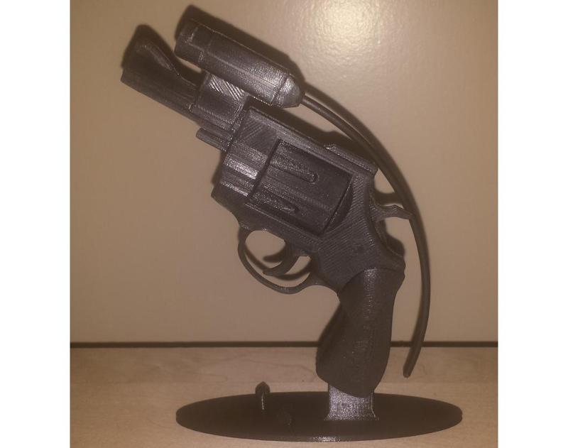 Athletics Starting Revolver Sculpture