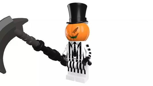 3D print minifigure - Jack O Reaper - V1