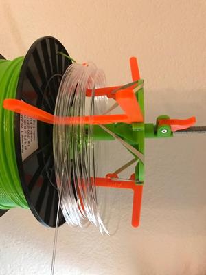 Loose Filament Spool Enhancement (based on the Spool Wall Mount)