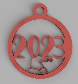 CHRISTMAS TREE BALL - 2023