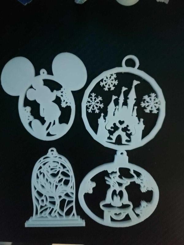 Disney christmas ball pack 3