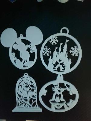 Disney christmas ball pack 3