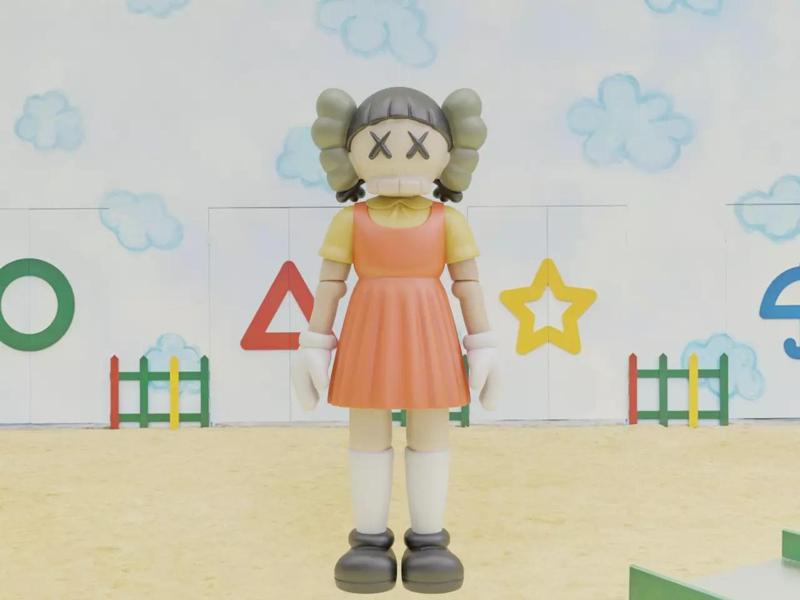 Kaws 2 Young Hee Squid Game Season 2 Art Toy Printable