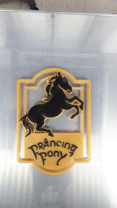 The Prancing Pony sign ( The Lord of the Rings )