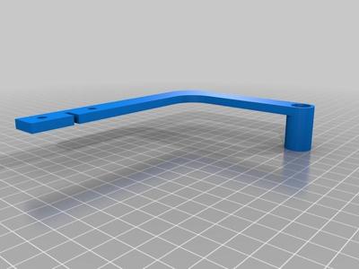 Wanhao i3 Plus Filament Guide with built in cleaner