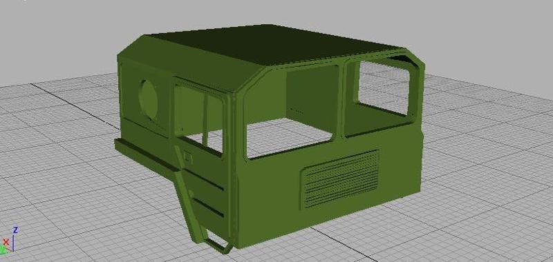 MAN Truck body shell canopy carro 8x8 crawler RC4WD Axial Tamiya