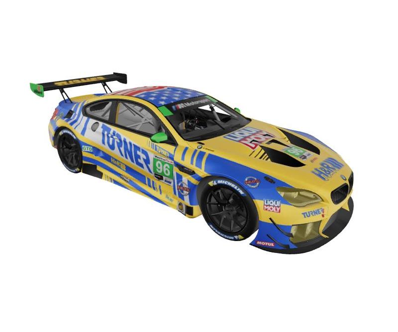 2018 BMW M6 GT3(HIGH QUALITY, COMPLETE INTERIOR)