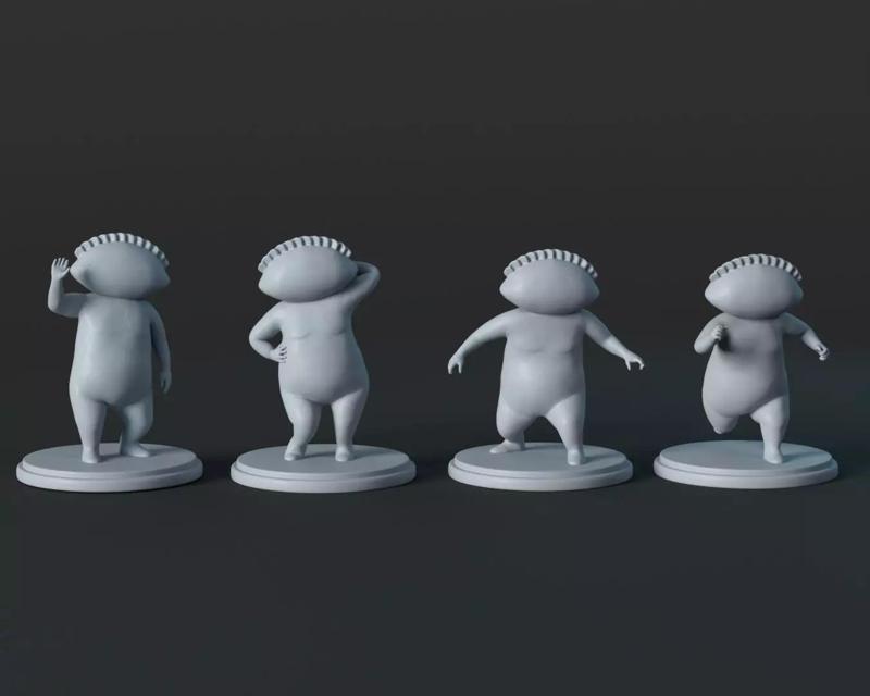 Gyoza Fairy  3D Model Collection