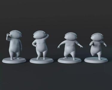 Gyoza Fairy  3D Model Collection