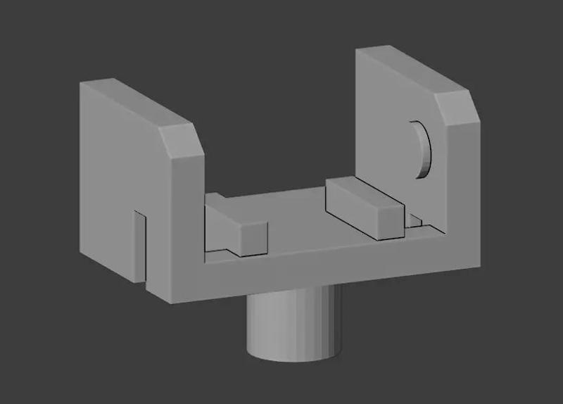 Improved Launcher Mount for Takara Legends Godbomber