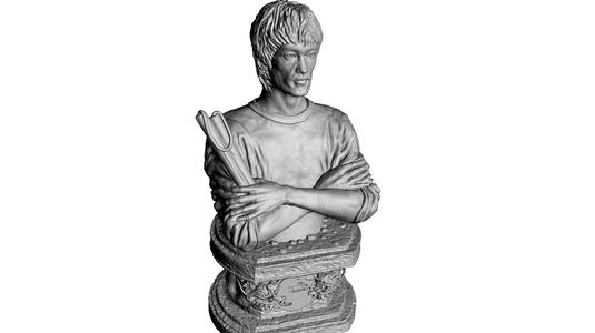 Bruce Lee Bust for 3D printing STL