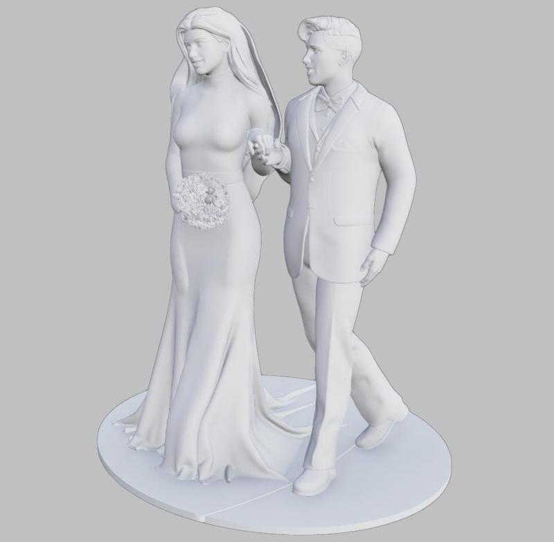Marriage Cake Topper