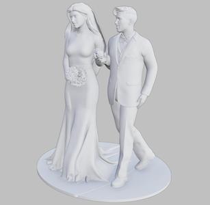 Marriage Cake Topper