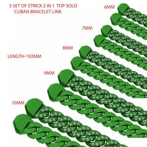 5 SIZE STRICK MIAMI CUBAN LINK  FOR BRACELET OR NECKLACE  3D Model Collection