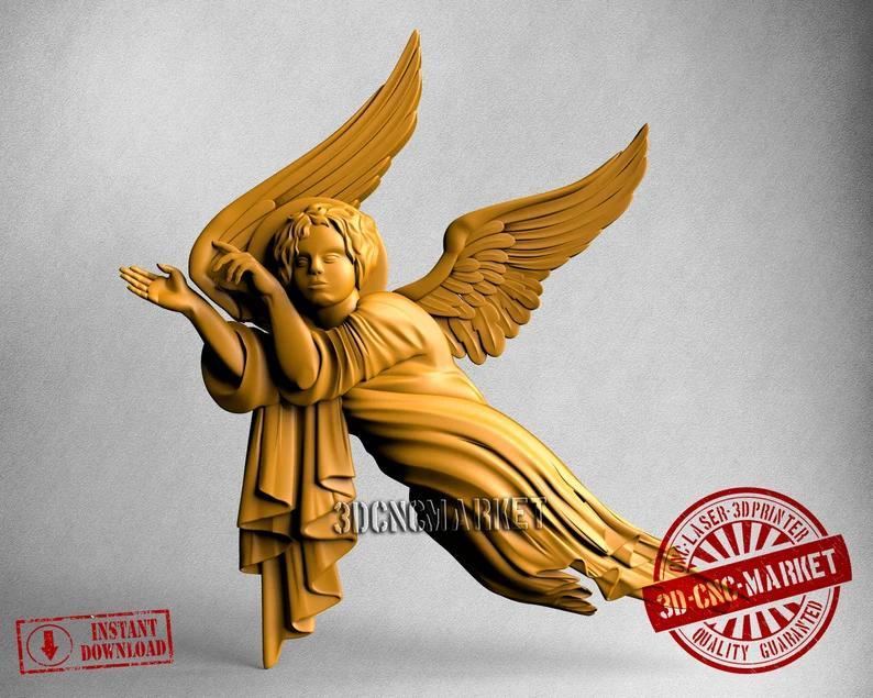 Baby angel pendant  jewelry STL, Baby angel pendant  jewelry 3d figure, stl, 3d printer STL files, 3d printing stl, best stl, STL files, stl file 3d printing