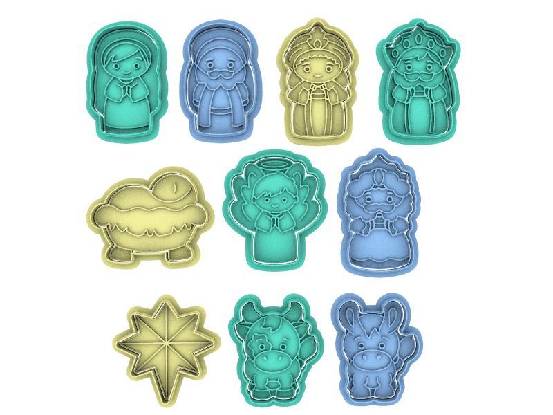 CHRISTMAS CRIB CUTTERS