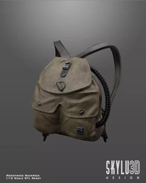Resistance Backpack One12 Scale STL Files