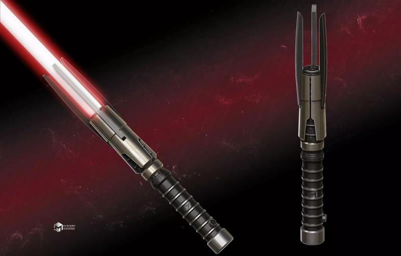 Starkiller spiked lightsaber