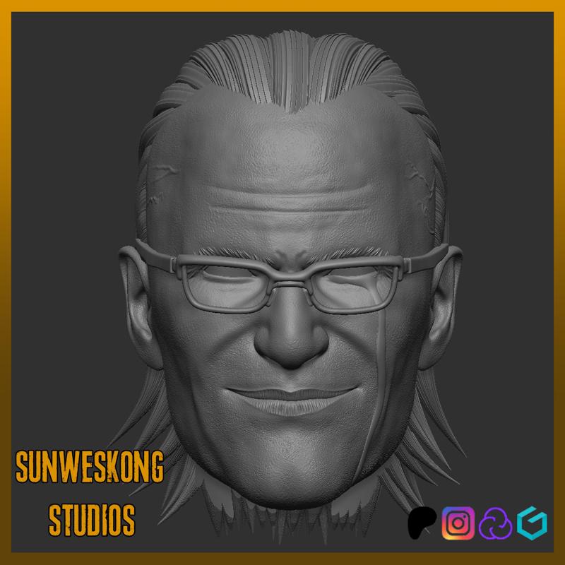 The Sorrow MGS3 Cobra Unit Headsculpt