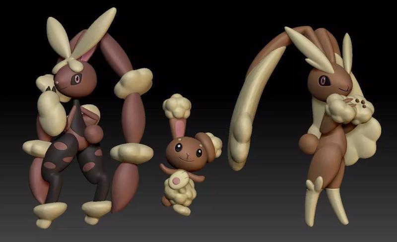 Pokemon Buneary Lopunny Mega Evolution
