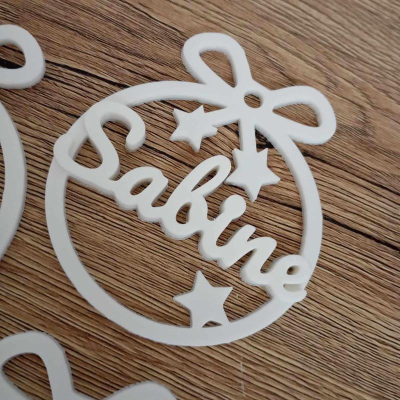 2 x Sabine Christmas ornaments