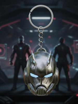 Antman Helmet Keychain- Miniature Hero Style - Marvel - Ready to Print (No Supports Needed)