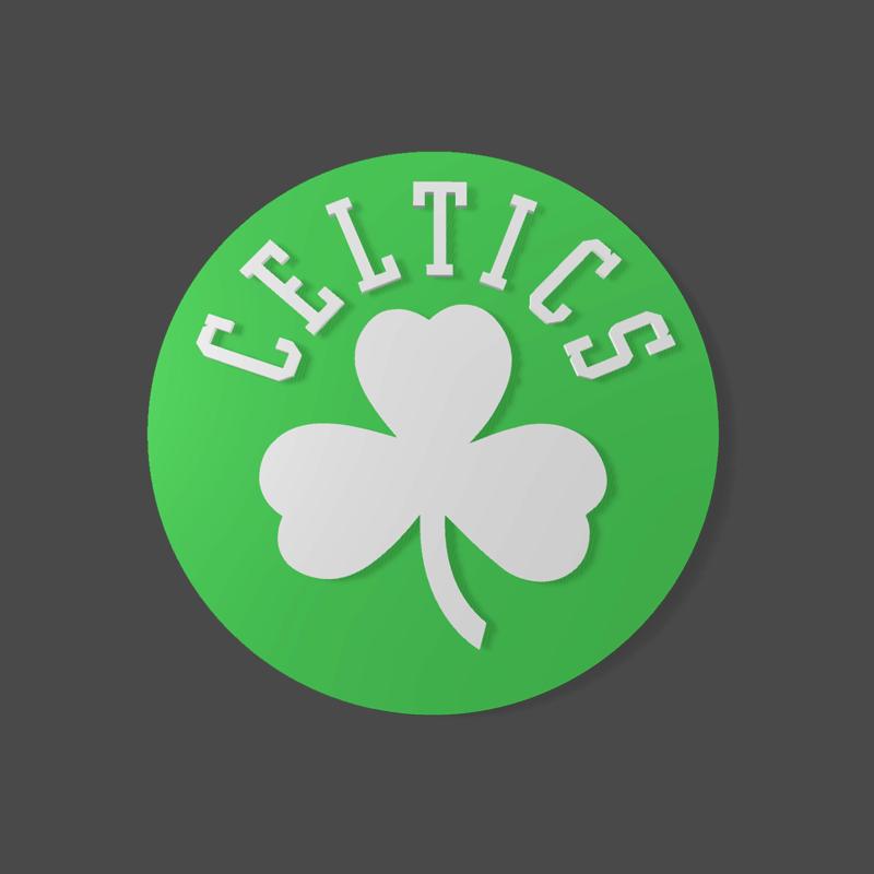 Boston Celtics Coat Of Arms - Wall Hanging Chart