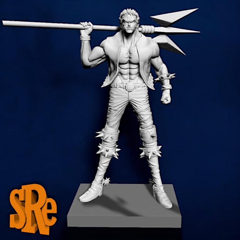 Charlotte Katakuri with and without Scarf - One piece