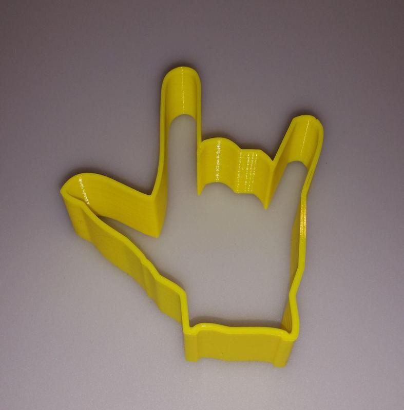 I Love You (sign language) Cookie Cutter