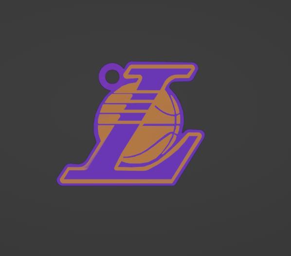 lakers keychain / keychain lakers