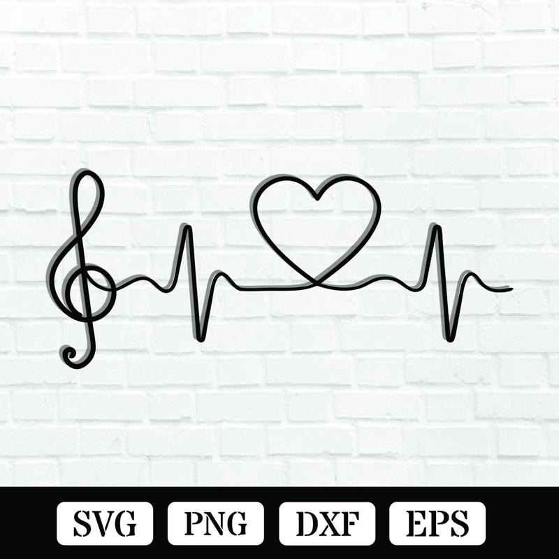 Music Metal Wall Art Laser Cut Files