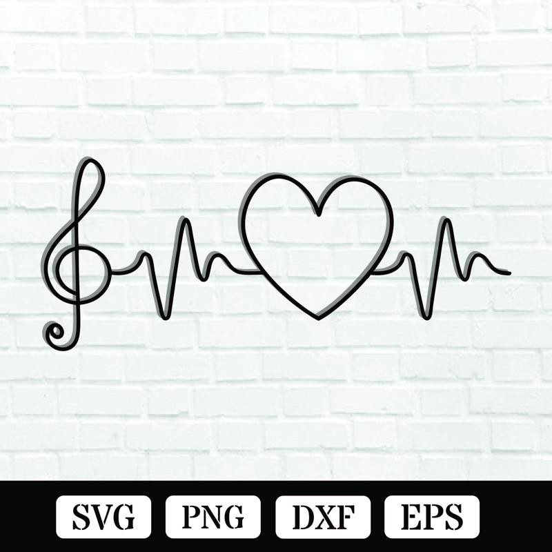 Music Metal Wall Art Laser Cut Files