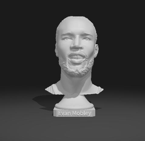 Evan Mobley Premium Statue