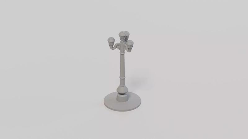Model Railway - HO Scale - Traditional Street Lamp - High Detail
