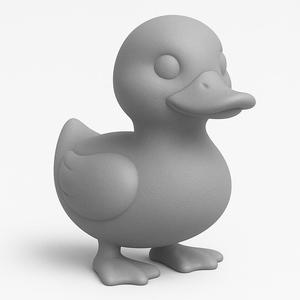Duck Figurine – STL File for 3D Printing